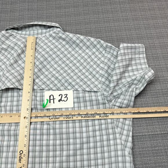 Alaskan Hardgear Shirt Mens Large Standard Fit Fishing Hiking Walking Vented - Picture 12 of 14